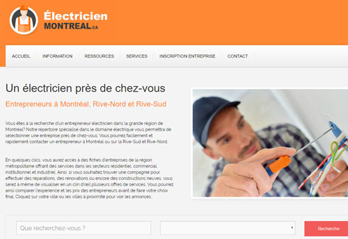 Électricien Montréal : répertoire des électriciens de Montréal